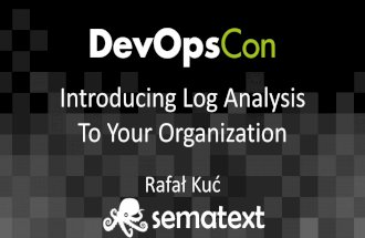 Introducing log analysis to your organization