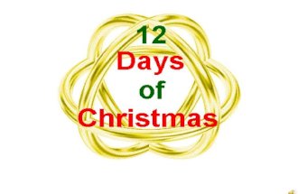 The twelve days of Christmas audio