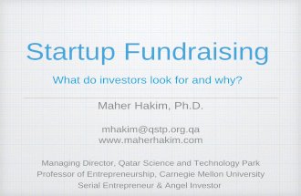 AIA2018 - Maher Hakim - Startup Fundraising