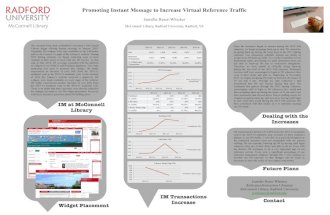 Promoting Instant Message to Increase Virtual Reference Traffic