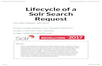 Lifecycle of a Solr Search Request - Chris "Hoss" Hostetter, Lucidworks