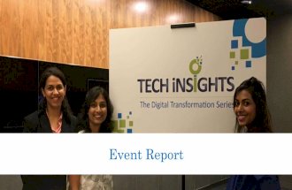 Tech Insights - The Digital Transformation Series, Event Report