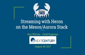 Streaming with Heron, Mesos and Aurora