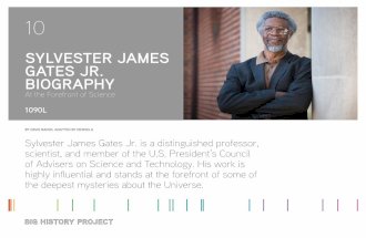 Unit 10: Sylvester James Gates Jr. Biography
