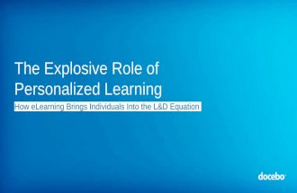 The Explosive Role of Personalized Learning
