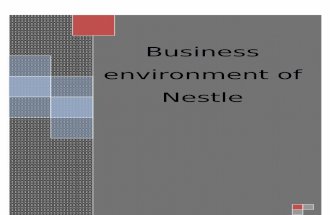 Business Environment Sample Of Nestle