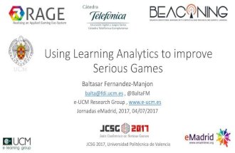 Learning analytics for improving educational games jcsg2017