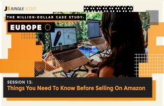Million Dollar Case Study: Europe - Session #13 - Tips For New Amazon Sellers