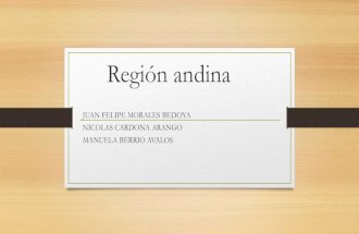 12. La Region Andina