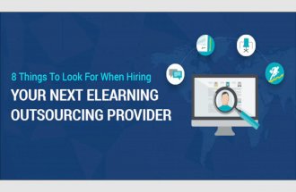 8 things to look for when hiring your next elearning outsourcing provider