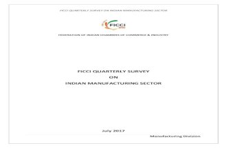 FICCI Manufacturing Survey Report -  July 2017