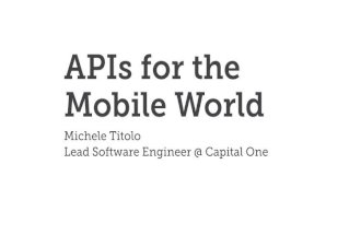 APIs for the Mobile World