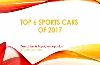 Demos: Top 6 Sport Cars of 2017