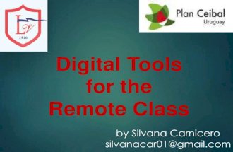 Digital Tools for the Remote Lesson
