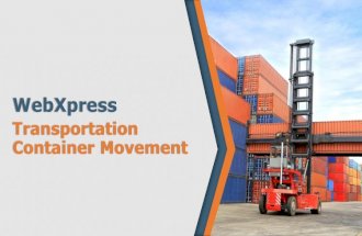 WebXpress Container Movement Solution