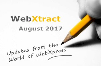 WebXtract August 2017
