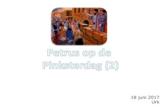 Petrus op de Pinksterdag (2)