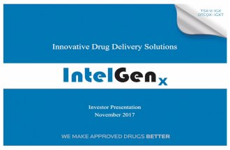 Intelgenx presentation november 2017 final2
