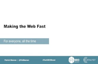 TechSEO Boost 2017: Making the Web Fast