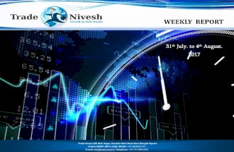 Equity weekly report 31 july to 4 aug 2017