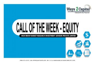 Equity Research Report 16 January 2018 Ways2Capital