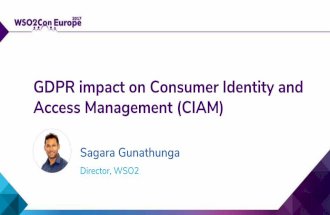 GDPR impact on Consumer Identity and Access Management (CIAM)