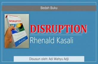 Bedah Buku : Disruption (Rhenald Kasali)