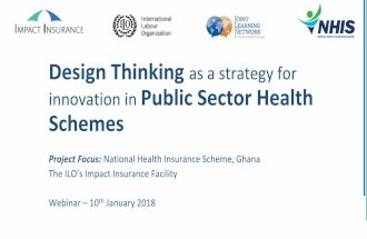 Webinar - Design Thinking as a strategy for innovation in Public Sector Health Schemes