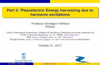 Eh2   piezoelectric energy harvesting due to harmonic excitations