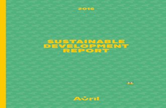 2016 Avril group Sustainable Development Report