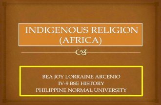African indigenous religion