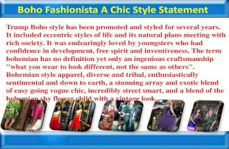 Boho Fashionista A Chic Style Statement