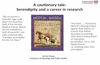Jennie Popay - A cautionary tale: Serendipity and a career in Research