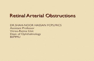 Retinal Arterial Obstructions