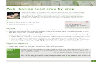 Saving Seed Crop by Crop ~ gardenorganic.org.uk