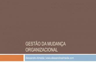 Gestão da Mudança Organizacional (2ª edição - 11/10/2017)