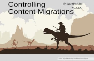 Controlling Content Migrations