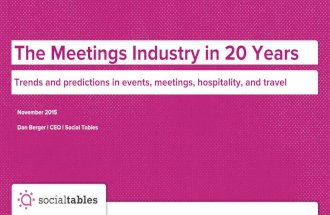 The Meetings Industry in 20 Years