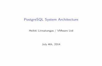 PG Day'14 Russia, PostgreSQL System Architecture, Heikki Linnakangas