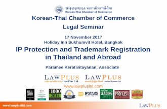 IP Protection and Trademark Registration in Thailand and Abroad