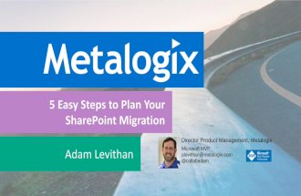 5 Steps to Plan Your Sharepoint Migration