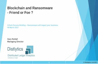 intech breakfast briefing blockchain and ransomware