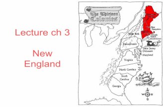 lecture 3 new england