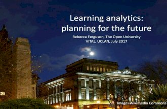 Learning analytics: planning for the future