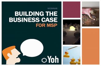 Webinar: 6 Easy Tips to Build a Winning MSP Business Case