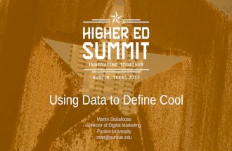 Using Data to Define Cool