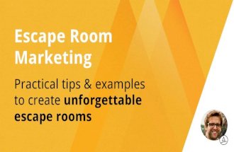 Escape Room Marketing | Up The Game Breda