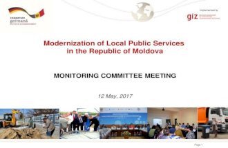 Monitoring Committee Meeting, Q1, 2017
