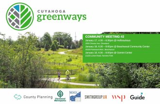 Cuyahoga Greenways: Community Meeting #2