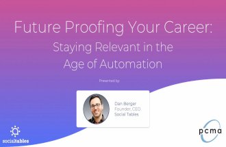 Future Proofing Your Career: Staying Relevant in the Age of Automation